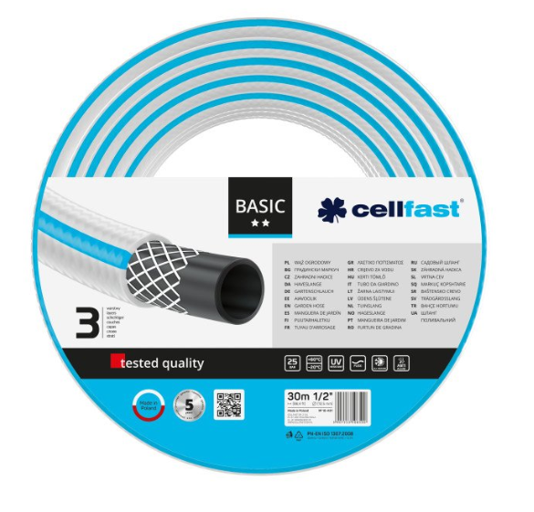 Шланг Cellfast BASIC 3/4" 30м. садовый 10-421